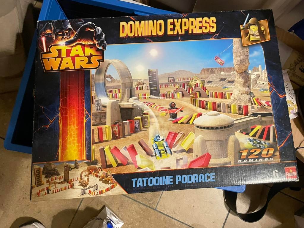Star Wars-dominostenen met verkoopautomaat, Ophalen of Verzenden, Gebruikt