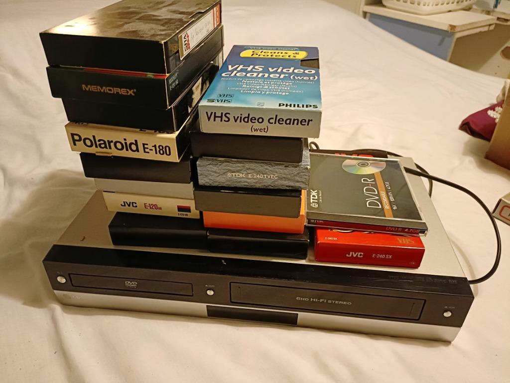 2 DUO Magnétoscope/DVD LG ET SONY + k7 vidéo, TV, Hi-fi & Vidéo, Enlèvement, Utilisé, Lecteur ou enregistreur VHS