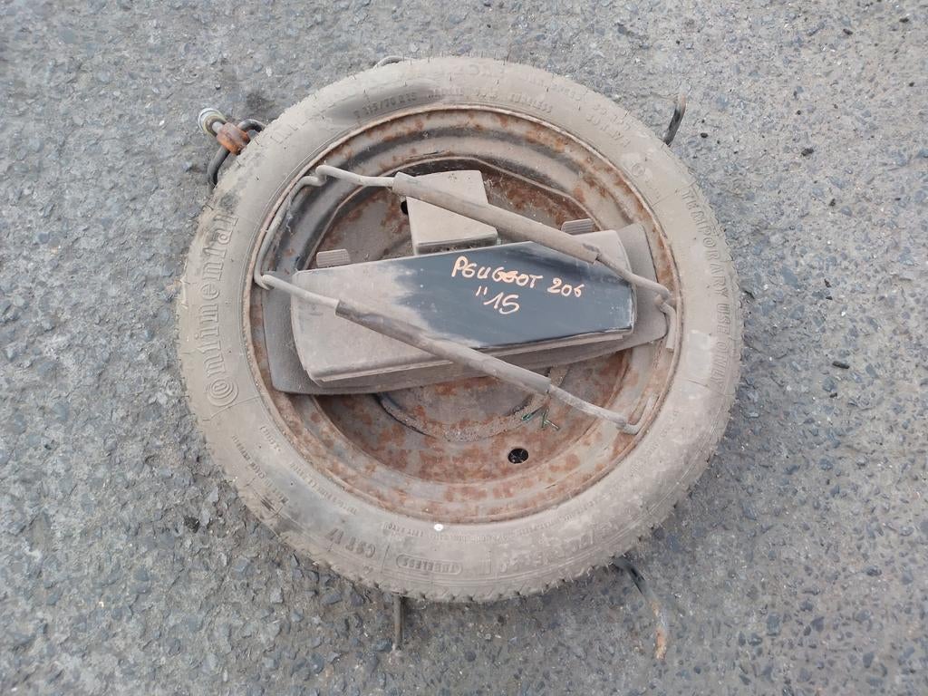 Kit roue de secours Peugeot 206, Enlèvement ou Envoi, ., Utilisé, Peugeot
