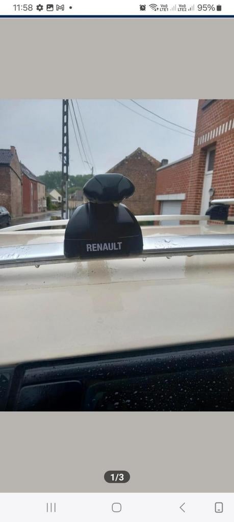 Barre de toit pour renault, Enlèvement, Comme neuf