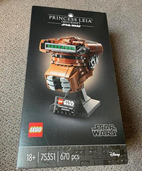 Lego 75351star wars princess leia helmet (sealed&retired), Ophalen, Nieuw, Complete set, Lego