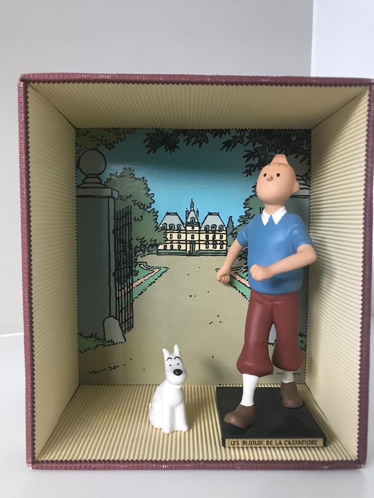 Tintin Leblon-Delienne - Les bijoux de la Castafiore, Enlèvement ou Envoi, Tintin, Comme neuf, Statue ou Figurine