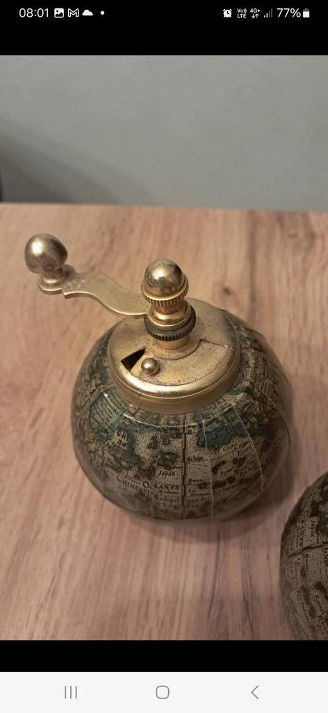 Moulin à poivre et salière vintage Rare, Antiquités & Art, Enlèvement