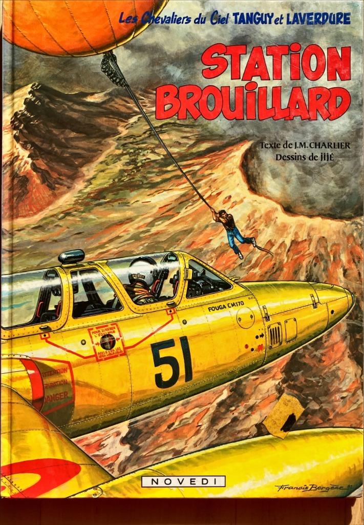 Tanguy et Laverdure - Station Brouillard  EO 1982, Livres, BD, Charlier et Jijé, Enlèvement ou Envoi, Une BD, Utilisé