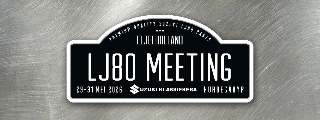 Suzuki Eljee en classics meeting 29-31 mei 2026, Enlèvement