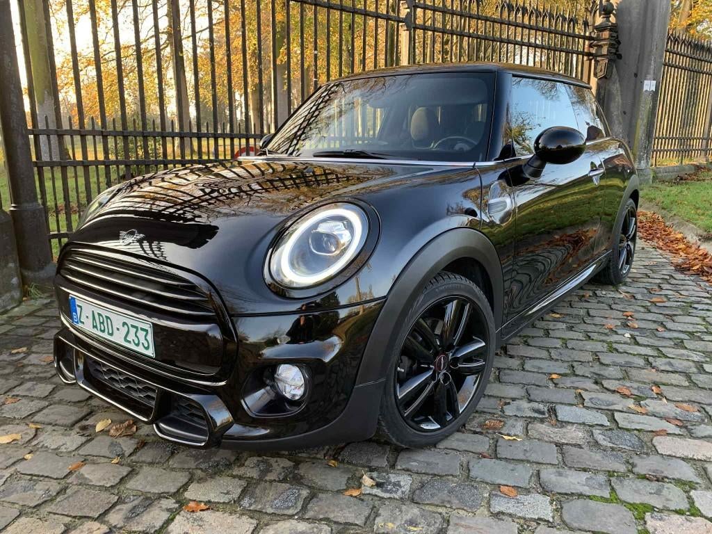 mini cooper **JCW kit ** 4/2018 **black edition ** led *pdc*, Auto's, Mini, 4 zetels, Alcantara, Zwart, Bedrijf