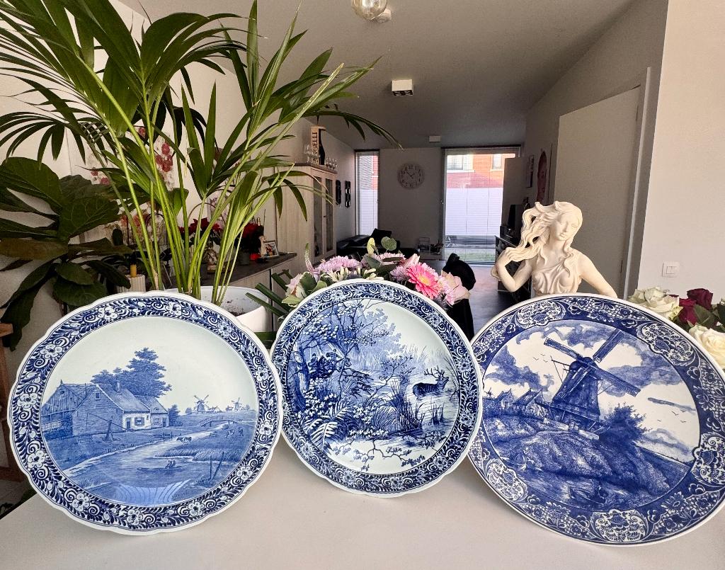 Vintage XL Delft Blauw, Royal Sphinx Maastricht, Antiquités & Art, Enlèvement
