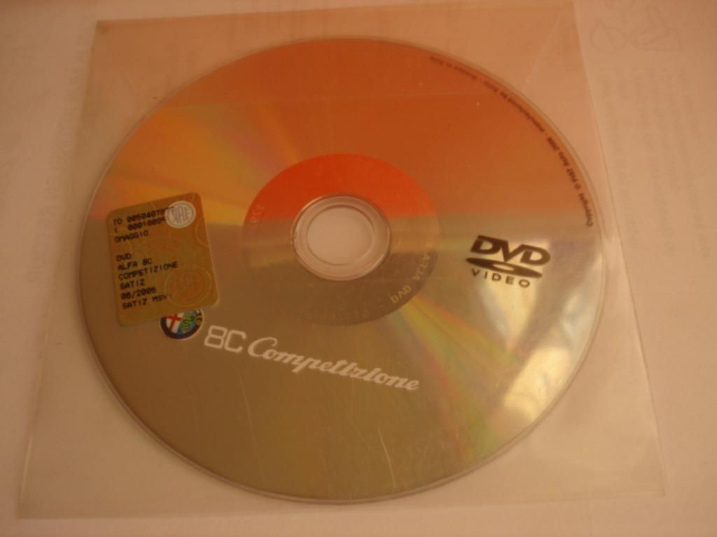 Alfa Romeo 8C Competizione press DVD 06/2005, Verzenden, Zo goed als nieuw, Alfa Romeo