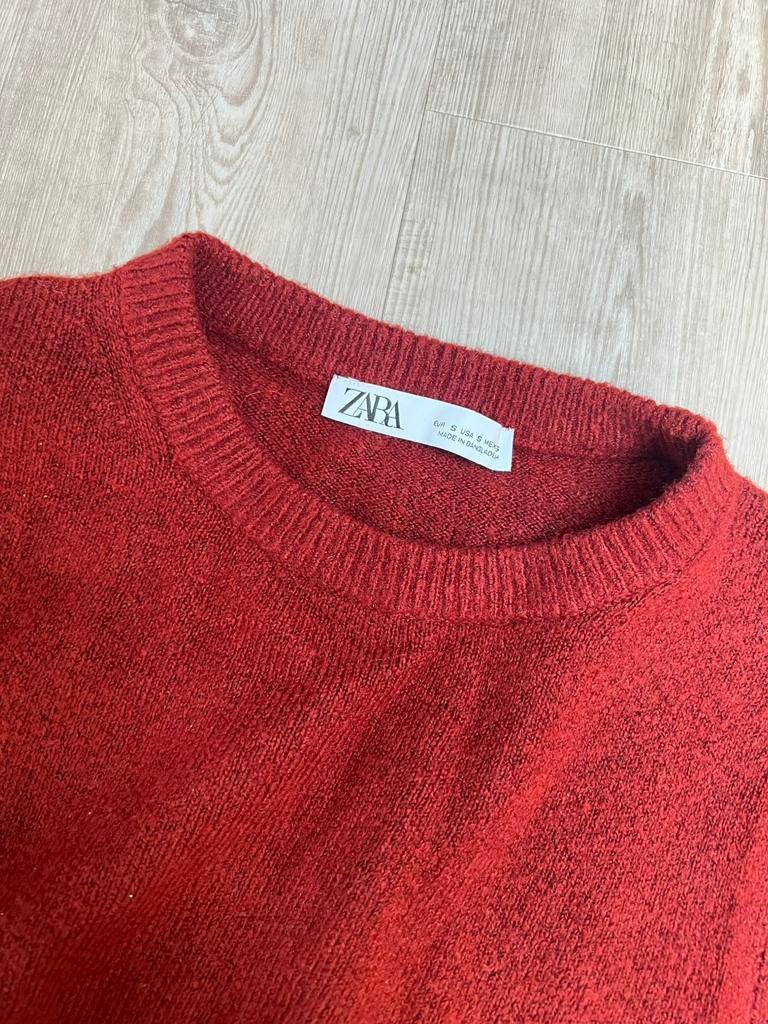 Pull rouge (Zara), Enlèvement, Comme neuf, Taille 36 (S)
