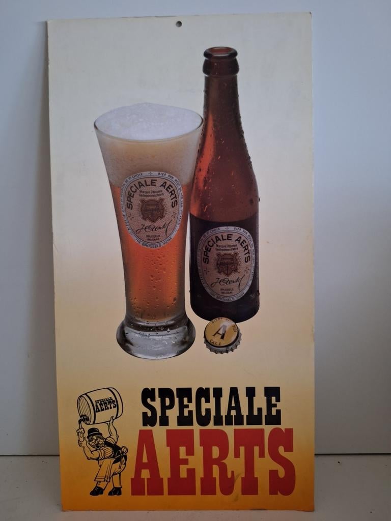 Reclamebord Speciale Aerts bier brouwerij Aerts Geel, Collections, Marques de bière, Enlèvement ou Envoi