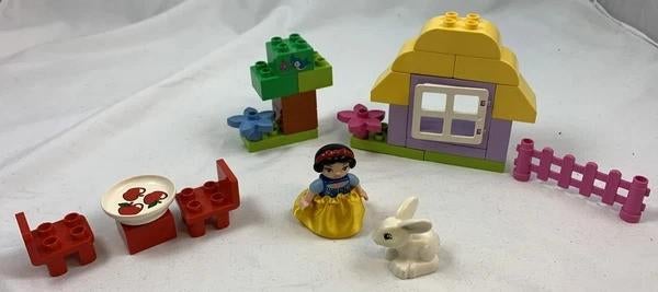 Lego Duplo 6152 Disney Sneeuwwitje Hut Speelset set compleet, Kinderen en Baby's, Speelgoed | Duplo en Lego, Verzenden, Zo goed als nieuw
