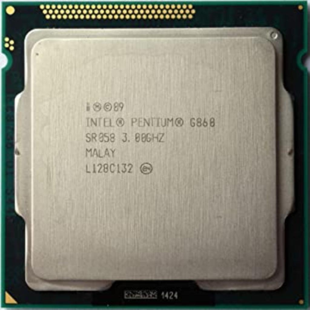 Intel pentium G860, 2 cores,  3.00GHz, 64-bit incl  cooler, Computers en Software, Processors, Ophalen of Verzenden, Zo goed als nieuw