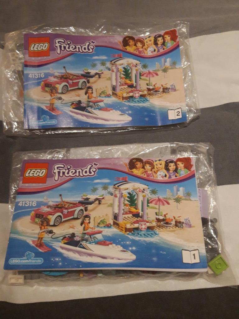 Lego friends Andrea's speedbootexpress 41316, Ophalen, Zo goed als nieuw, Complete set, Lego