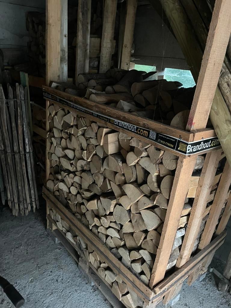 Droog brandhout combinatie beuk en es, Enlèvement, Bûches