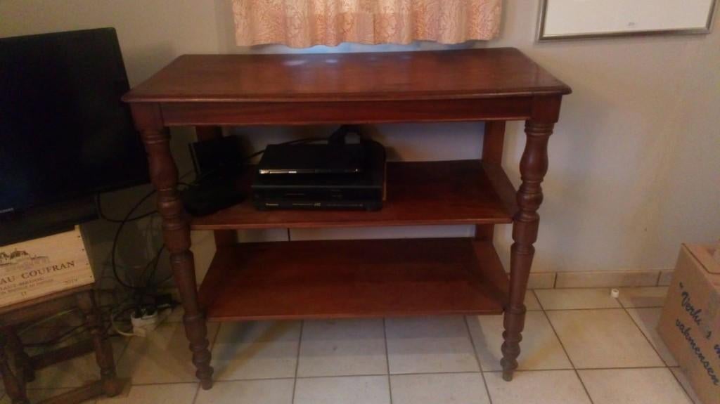 Table desserte, Maison & Meubles, 100 à 150 cm, Enlèvement, Utilisé, Rectangulaire