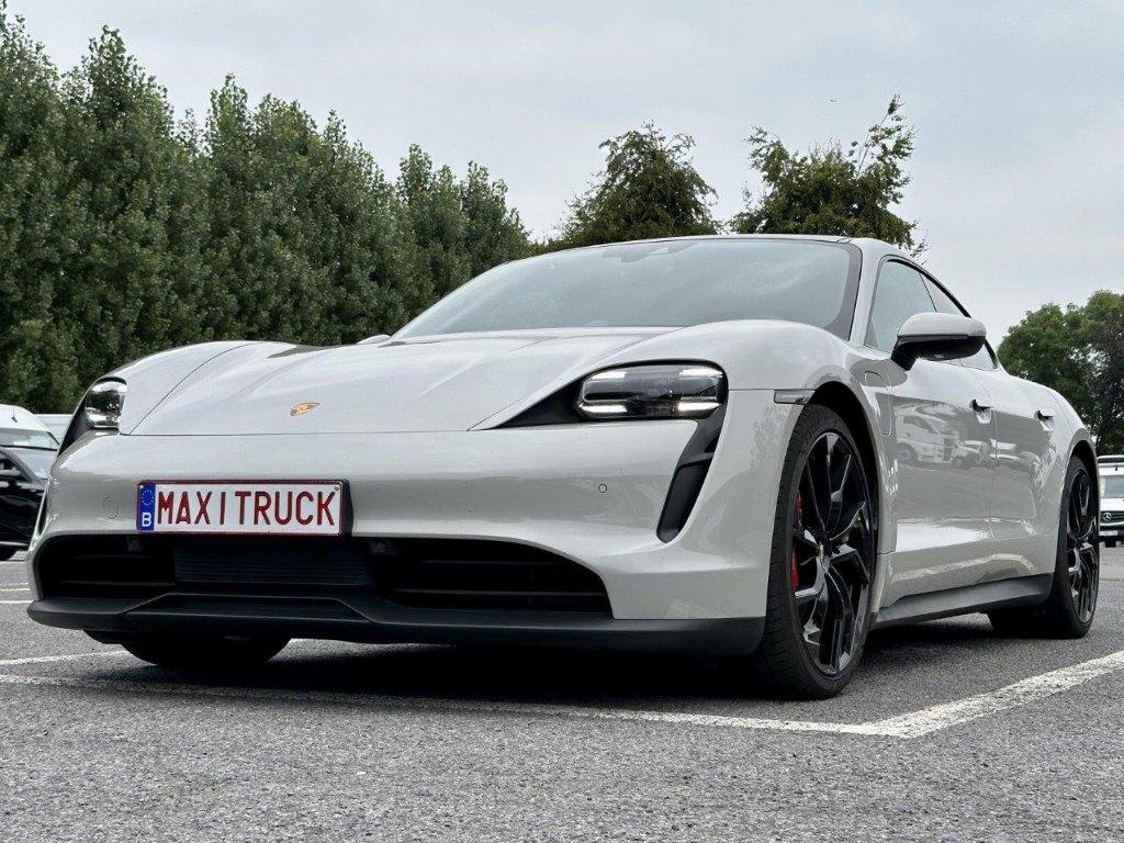 Porsche Taycan 4S- 62.500€ - Leasing 1.609€/M - REF 6891, Auto's, Automaat, Zwart, Leder, Berline