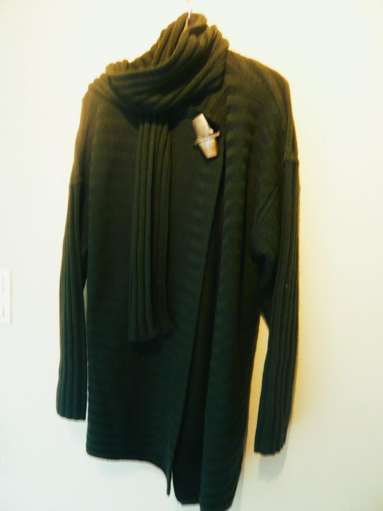 Cardigan avec écharpe Sarah Pacini comme neuf, Sarah pacini, Enlèvement ou Envoi, Porté, Vert