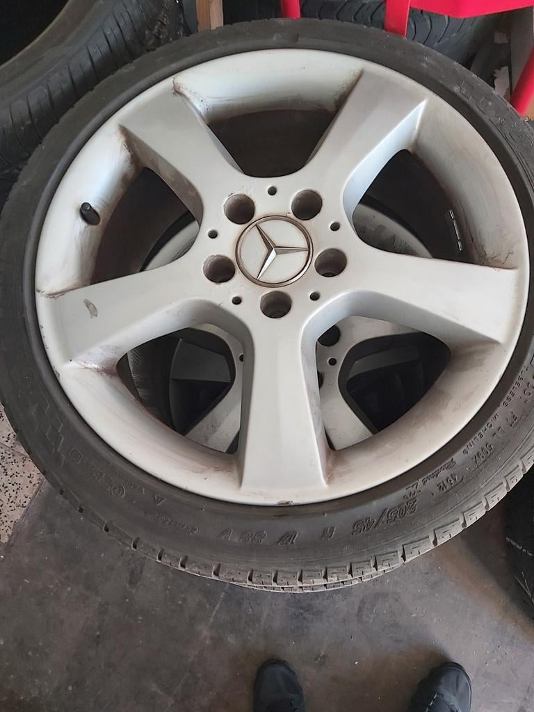 Jantes Mercedes 17", Autos : Pièces & Accessoires, Enlèvement, Pneu(s)