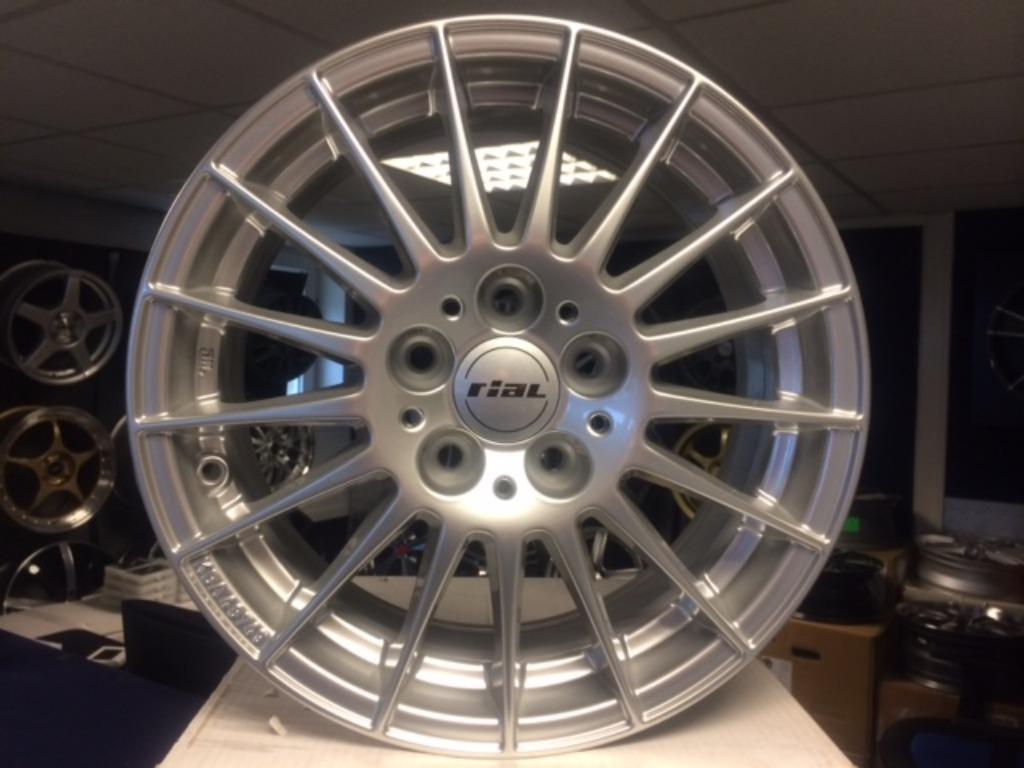 NIEUWE 16 inch 5x112 RIAL aluminium sportvelgenset, Neuf, Enlèvement ou Envoi, 16 pouces, Pneus été