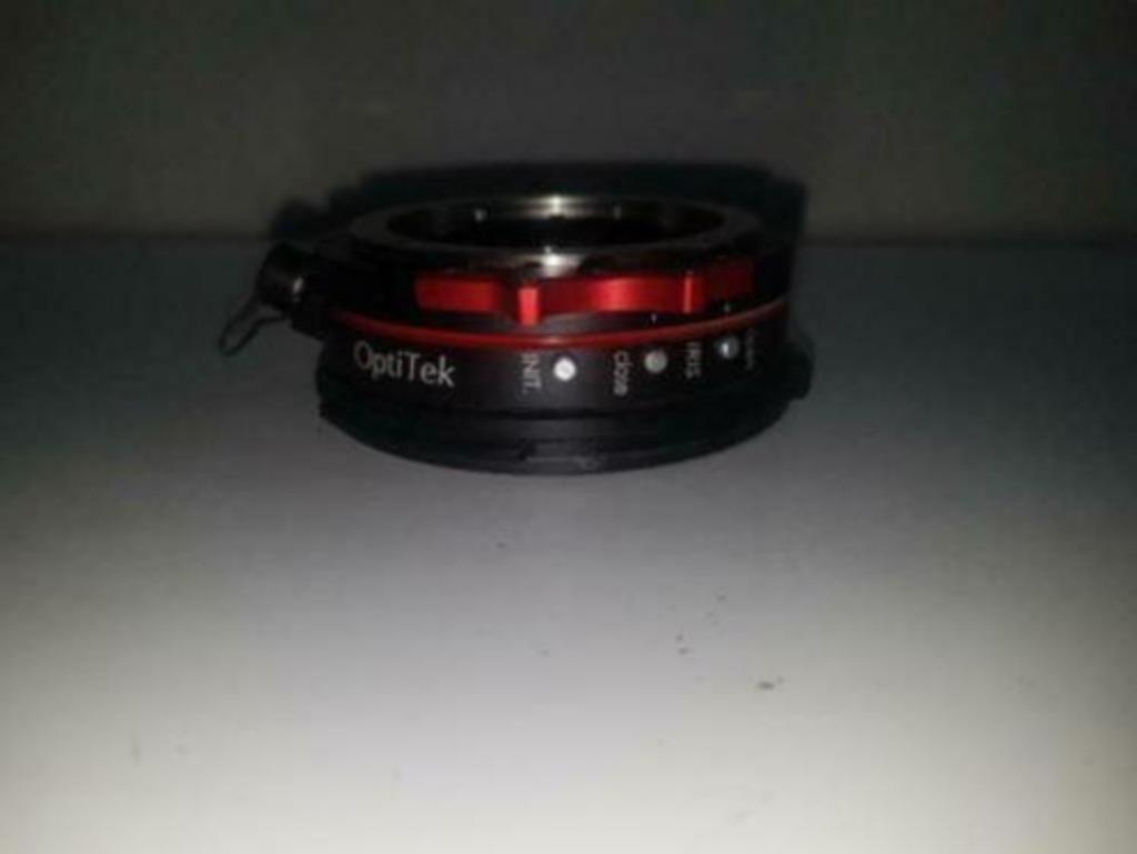 OptiTek ProLock-i Mark II C-EF lens adapter for Canon, Ophalen of Verzenden, Gebruikt, Canon