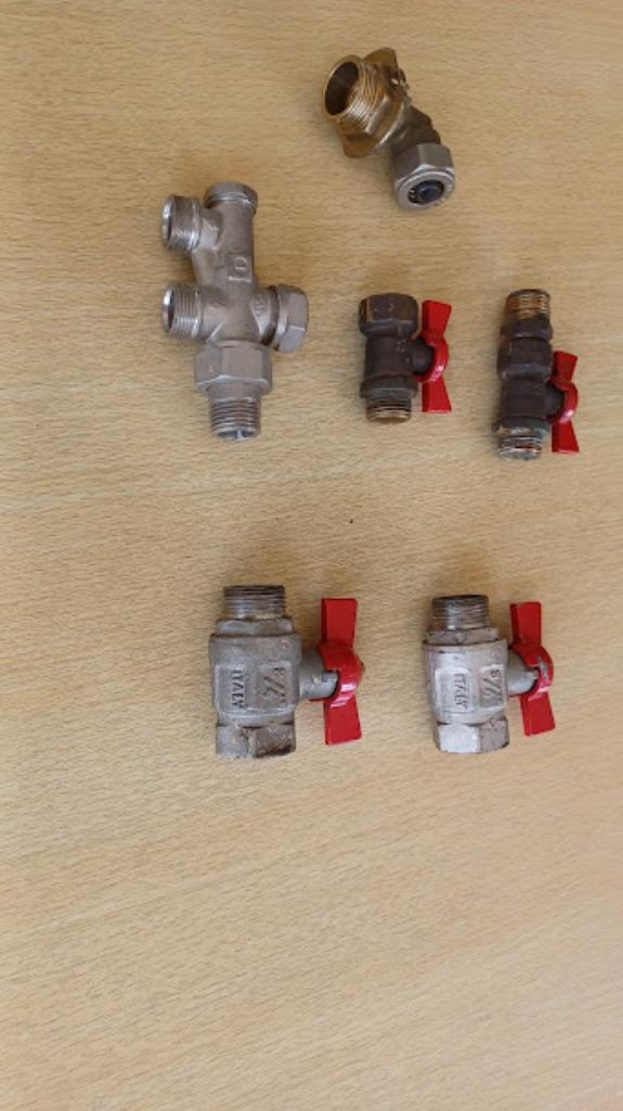 vannes à bille, Bricolage & Construction, Enlèvement ou Envoi, Utilisé, Cuivre, Robinet