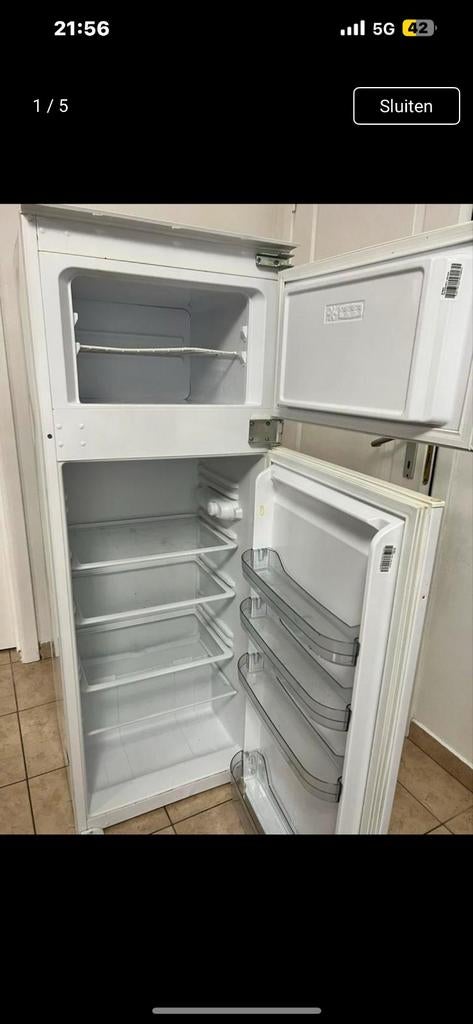 inbouw koelkast, Ophalen