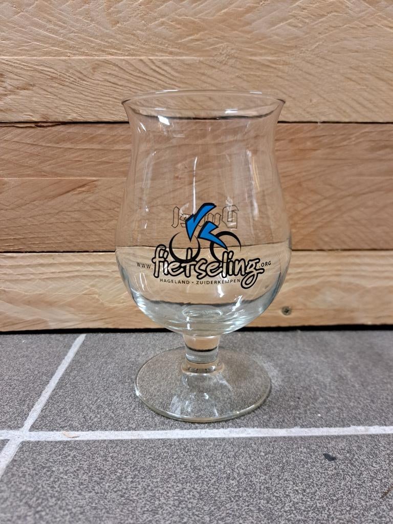 Duvel glas fietseling, Ophalen of Verzenden, Duvel