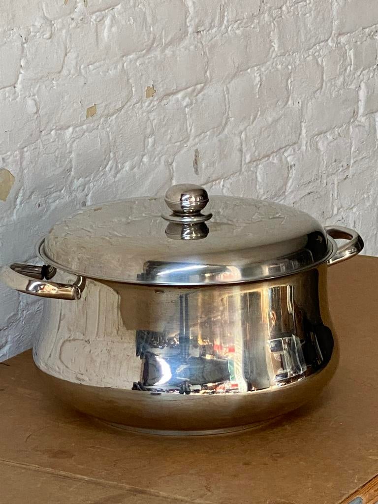 Marmite XL TUNA INOX, Inox, Comme neuf, Enlèvement, Plaque céramique