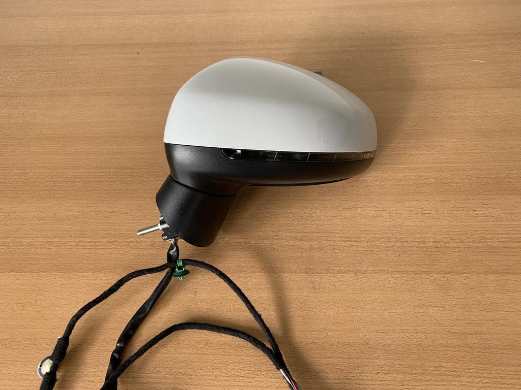 buitenspiegel links audi A1 8X 2010 tot 2018 wit, -, Audi, Utilisé, -