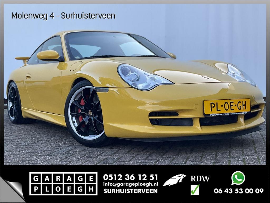 Porsche 996 3.6 Coupé 996 GT3 Collect Car Speed Yellow Carbo, Auto's, Porsche, Overige modellen, Overige kleuren, Lederen bekleding