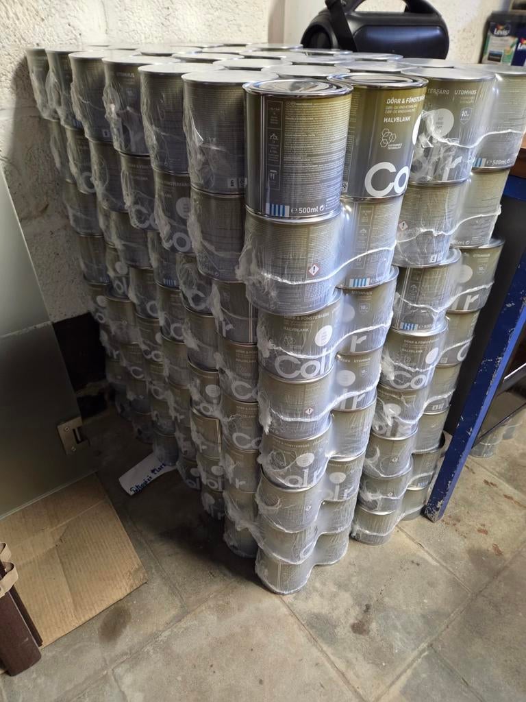 Verf wit, peinture blanc , paint white