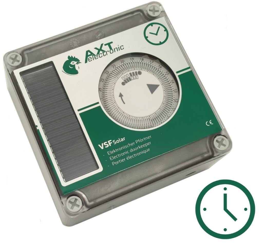 Automatische kippendeuropener met zonnecel en timer, Ophalen, Nieuw, Overige typen