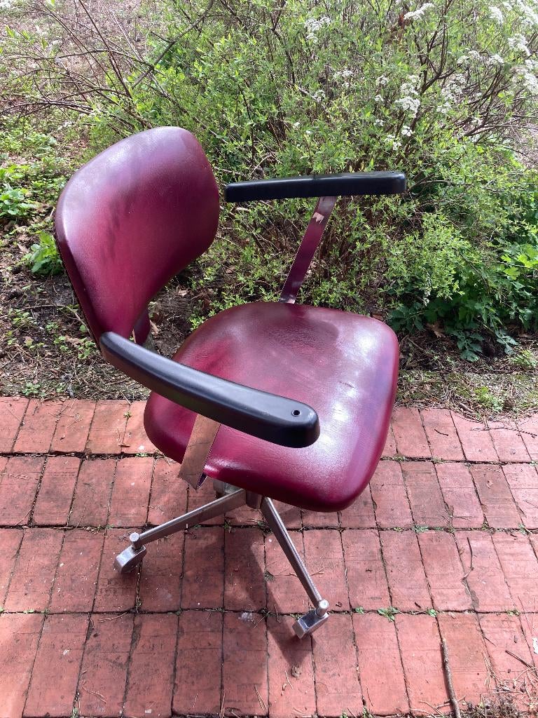 Vintage design bureastoel, Ophalen, Gebruikt, Bureaustoel