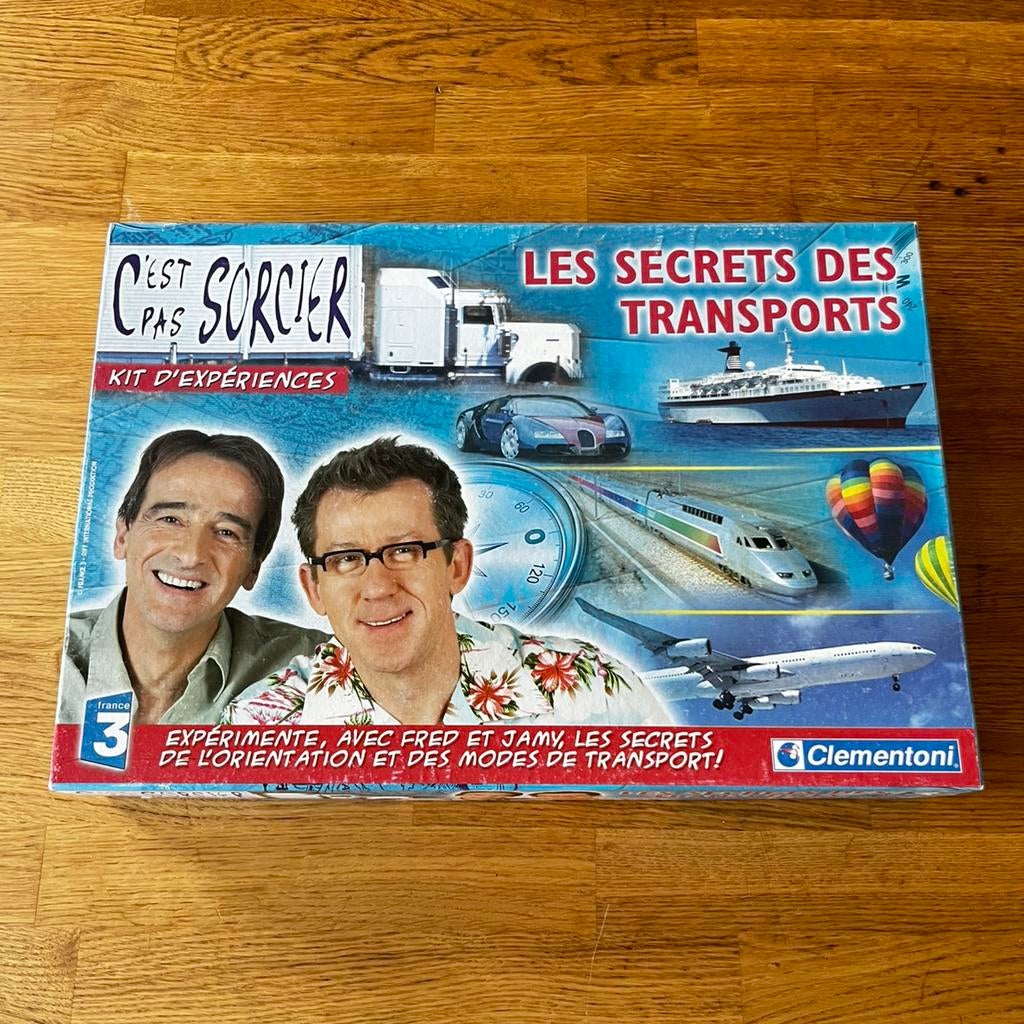 C’est pas sorcier – Kit Les Secrets des transports, Enlèvement ou Envoi, Utilisé