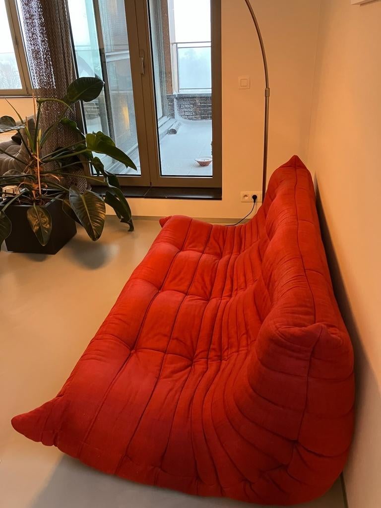 Driezit Ligne Roset Togo, Maison & Meubles, Canapés | Salons, Trois personnes, Comme neuf, Enlèvement, Tissus