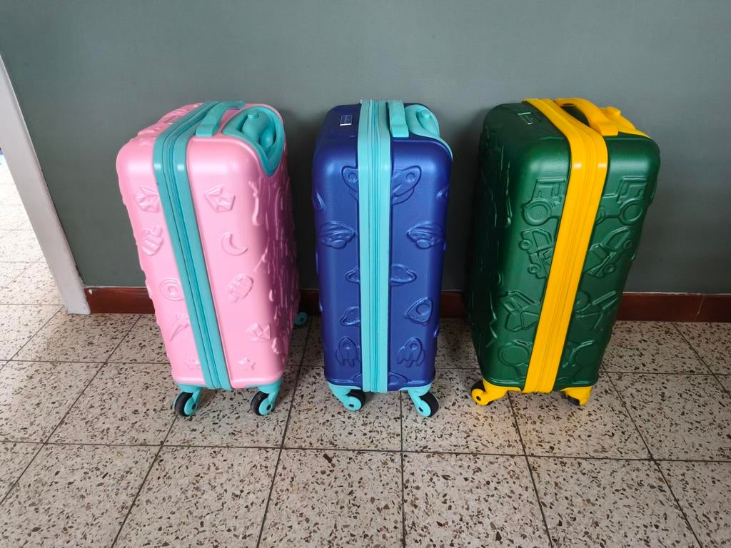 3 valises trolley !! TBE !!, Bijoux, Sacs & Beauté, Valises, Enlèvement, Comme neuf, Roulettes