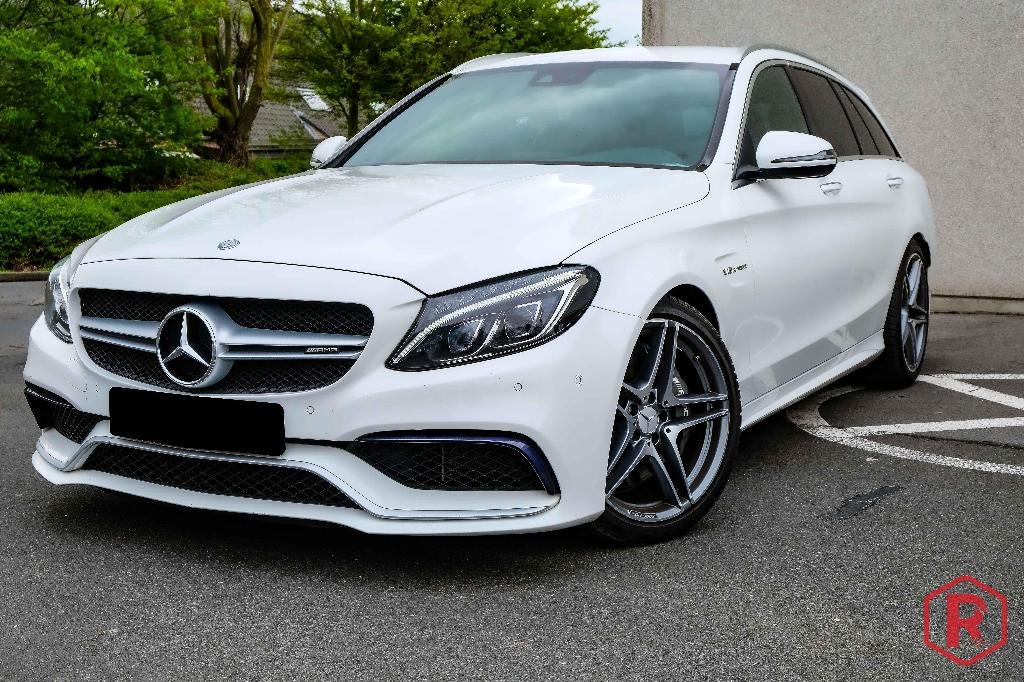 Mercedes C 63 AMG Estate Burmester Caméra, Autos, Cuir, Achat, Entreprise, Entretenue par le concessionnaire