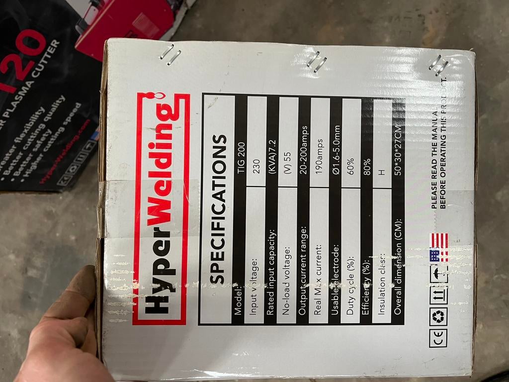 Tig en mma las apparaat, Doe-het-zelf en Bouw, Ophalen, Nieuw, 150 tot 250 ampère, Tig