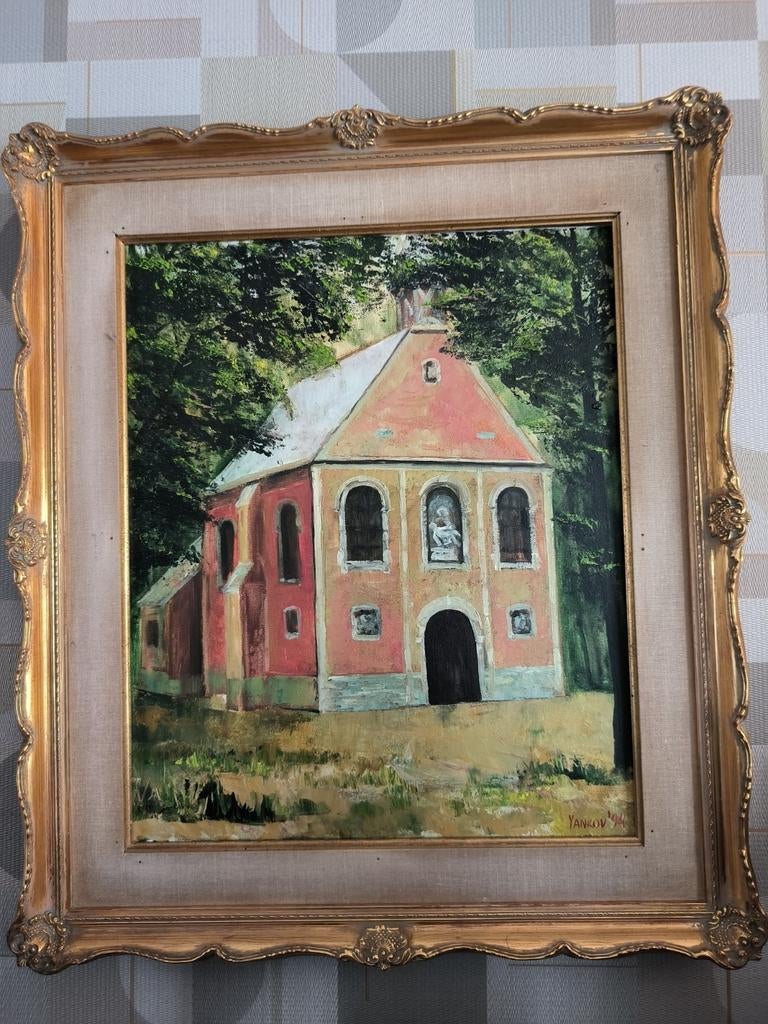 Groot schilderij boskapel Buggenhout, Enlèvement