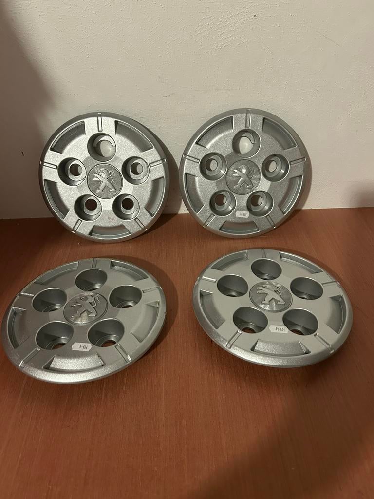 4 enjoliveurs d’origine Peugeot boxer, Enlèvement ou Envoi, Utilisé