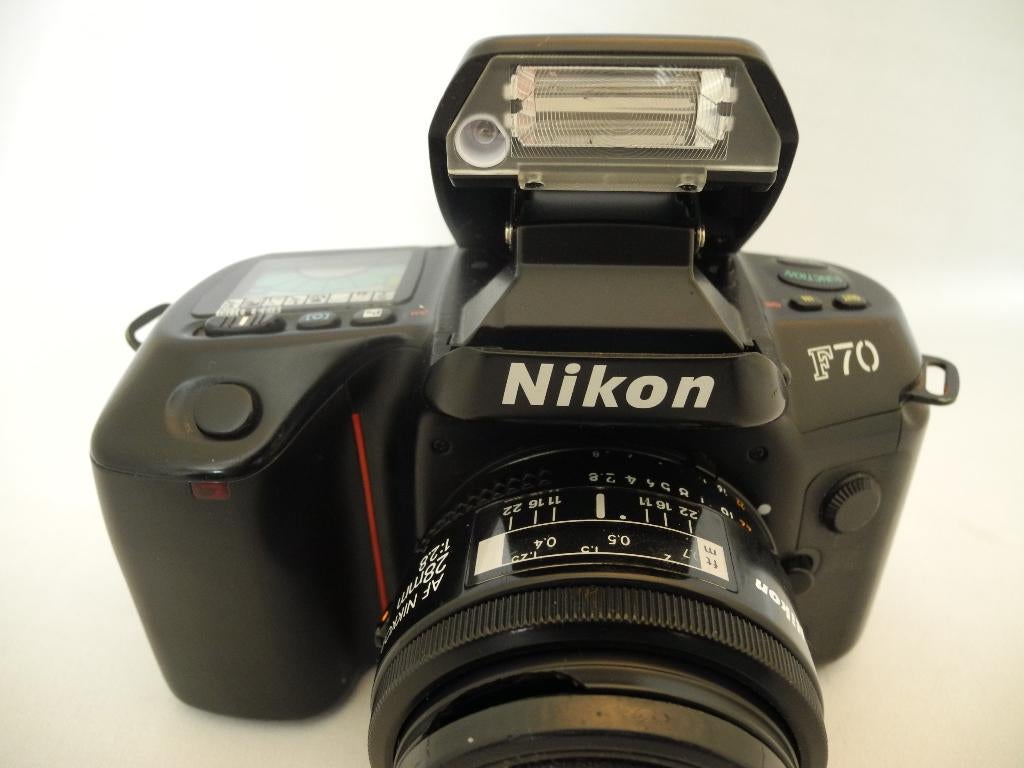 Nikon F70 analoog met 28 2.8 AF Nikkor, Gebruikt, Spiegelreflex, Verzenden, Nikon