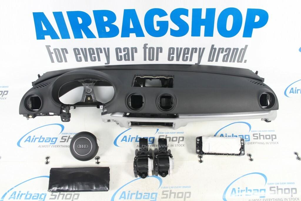 Airbag set - Dashboard zwart/grijs Audi A3 8V (2012-2020), Auto-onderdelen, Dashboard en Schakelaars