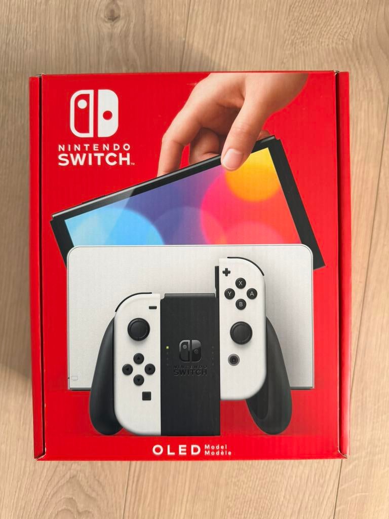 Nintendo switch oled, Games en Spelcomputers, Spelcomputers | Nintendo Switch, Ophalen, Zo goed als nieuw, Switch OLED
