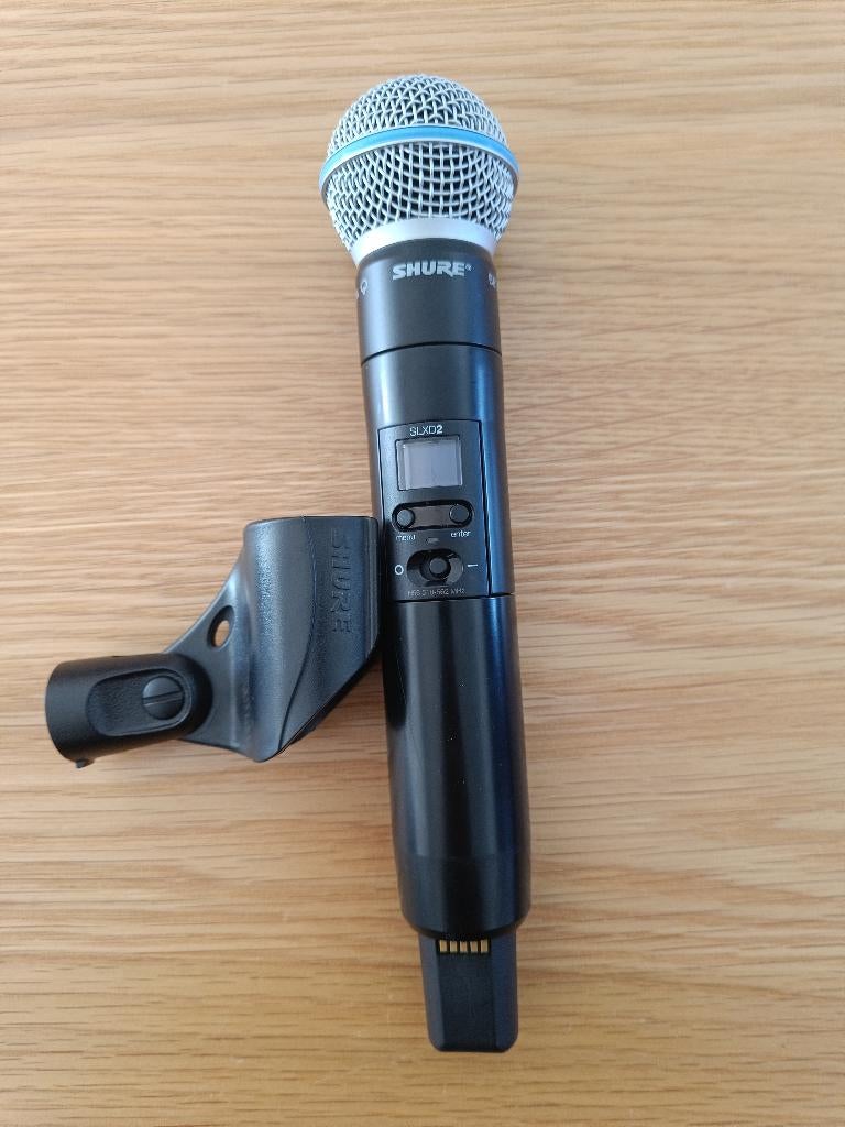 Shure SLXD2/Beta58 H56, Muziek en Instrumenten, Ophalen of Verzenden, Zo goed als nieuw, Zangmicrofoon, Draadloos