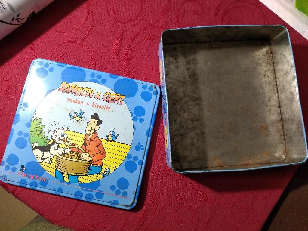 lege blikken doos Samson Gert Studio 100, Ophalen of Verzenden, Gebruikt