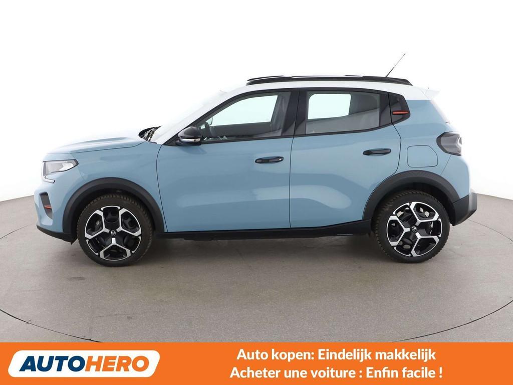 Citroën C3 electric drive 83 kW YOU Plus Paket (bj 2025), Auto's, Stof, Gebruikt, Zwart, Blauw