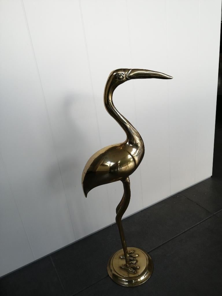 kraanvogel messing, Ophalen