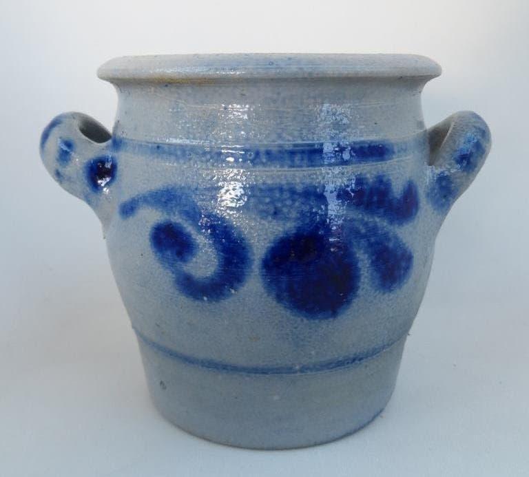 pot de fleurs en grès, Jardin & Terrasse, Pots de fleurs, Enlèvement ou Envoi, Moins de 25 cm, Rond, Utilisé