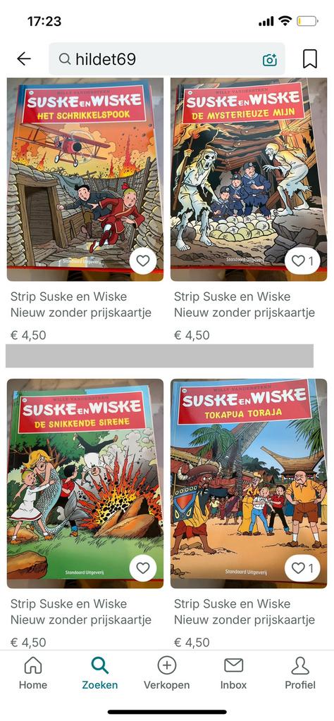 Stripalbums Suske en Wiske en vele andere, Boeken, Ophalen, Zo goed als nieuw