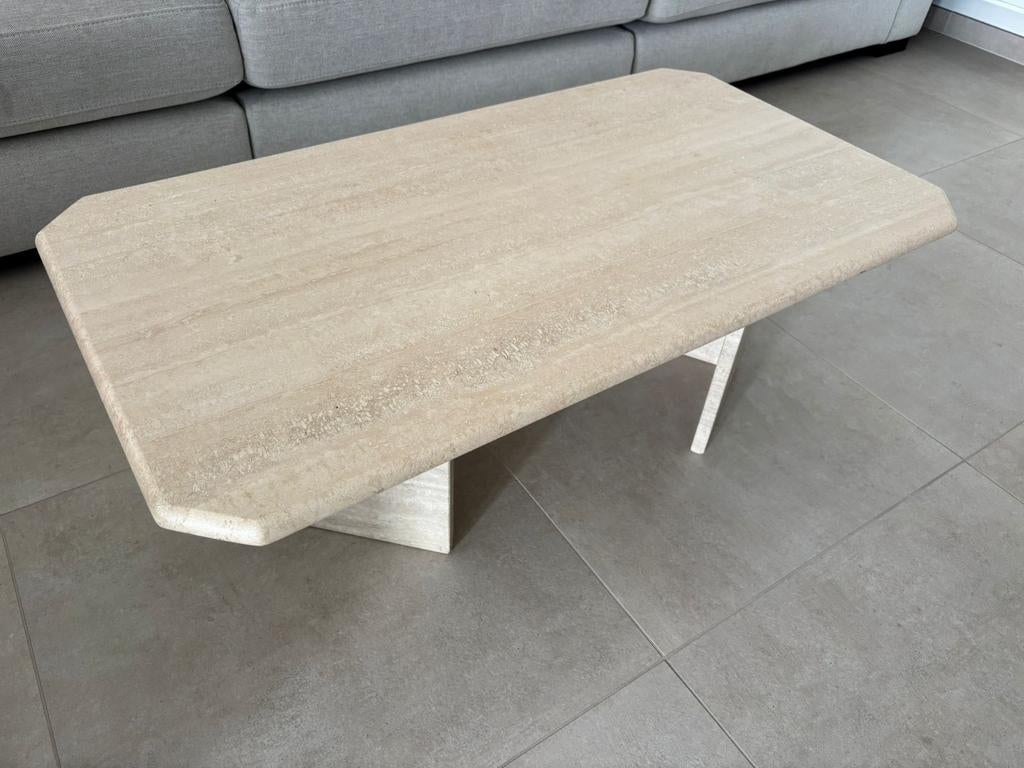 Travertin Salontafel, Caravans en Kamperen, Kampeermeubelen, Ophalen